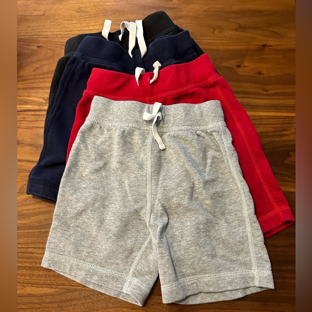 Lot of 4 size 4 Hanna Andersson boys shorts
